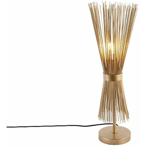 Rustic Table Lamp Brass - Broom