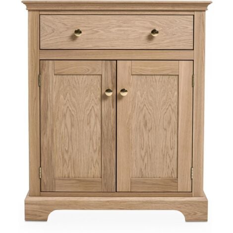 rustic wooden sideboard