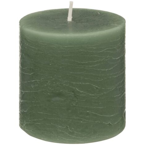 Rustikale Kerze - Eukalyptusgrün - 220 g