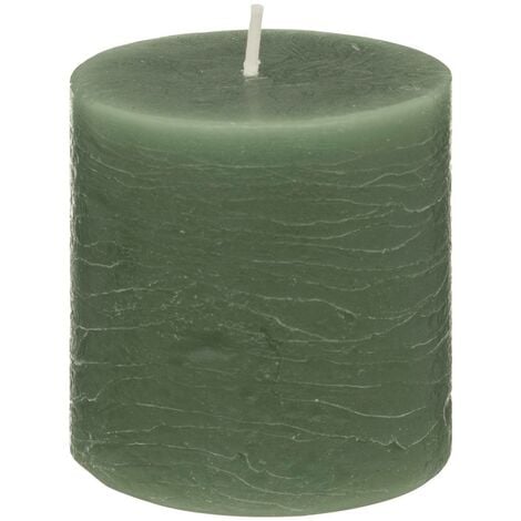 Rustikale Kerze - Eukalyptusgrün - 220 g - Atmosphera créateur d'intérieur