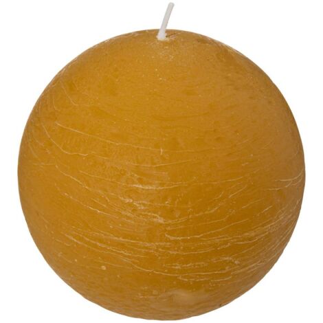 Rustikale Kerze - gelb - 445 g