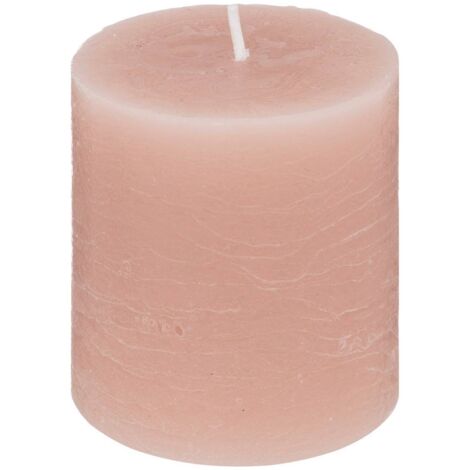 Rustikale Kerze - rosa - 220 g