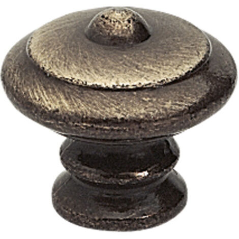 Rustikaler altgoldener Zamak-Möbelknopf H.30 x B.30 x T.27 mm CHRISLIGNE
