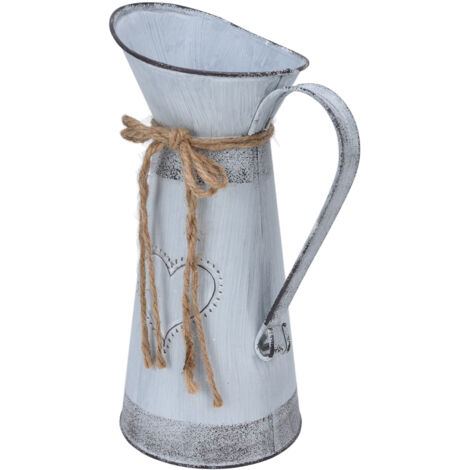 Rustikaler Mini-Metallkrug – Multifunktionale dekorative Blumenvase für Zuhause und Büro