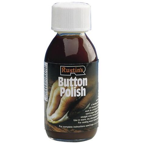 Rustins 500ml Button Polish - High-Quality Metal and Brass Finish Cleaner and Restorer