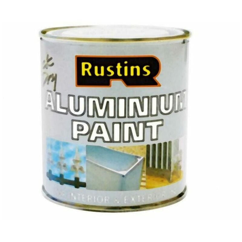 Rustins - Aluminium Paint 500ml RUSAP500 - Aluminium