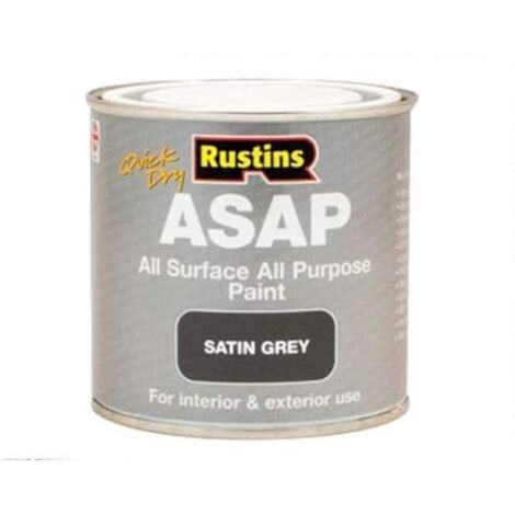 Rustins ASAPAG250 ASAP Paint Grey 250ml RUSASAPGR250