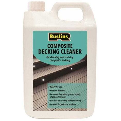 Rustins CDECL4000 Composite Decking Cleaner 4 litre RUSCDC4L