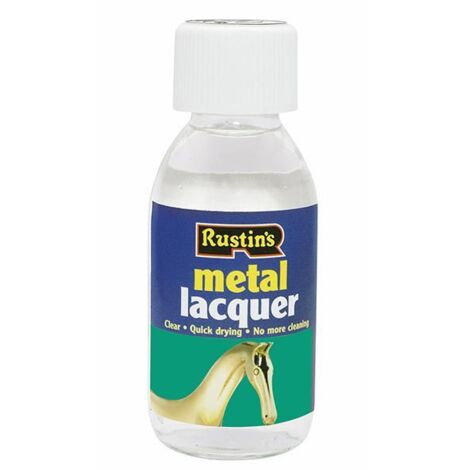 Rustins Clear Metal Lacquer 125ml - Protective Finish for Metal Surfaces