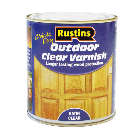 Rustins EAVS250 Exterior Varnish Satin 250ml RUSEVS250