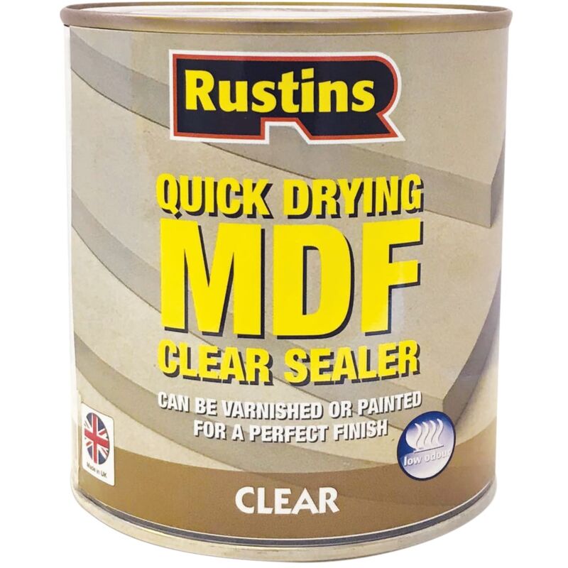 Quick Drying MDF Sealer Clear 250ml RUSMDFCS250