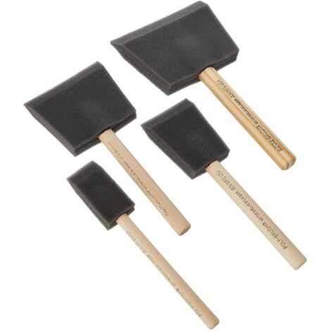 Rustins PBRUSHPACK Foam Brush Set, 4 Piece RUSFBSET