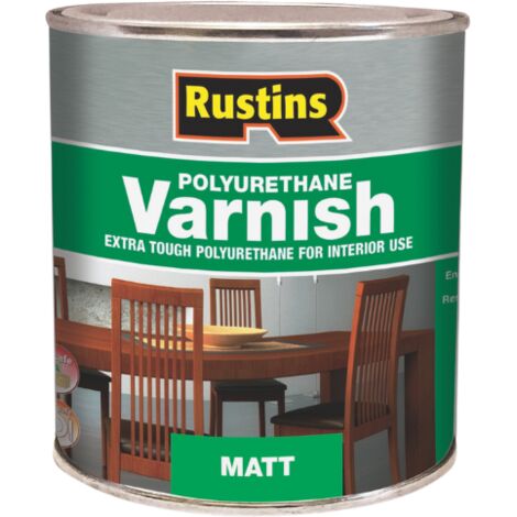 Rustins Quick Dry Polyurethane Varnish Clear - Matt - 1 Litre