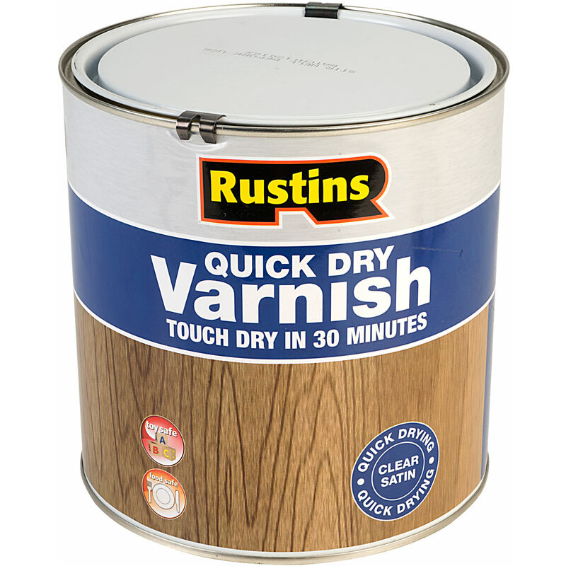 Rustins Avsc2500 Quick Dry Varnish Satin Clear 2 5 Litre