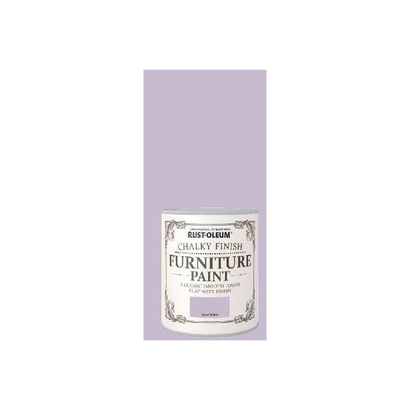 Rust-Oleum Chalk Chalky Furniture Paint Lilac Wine 125ML