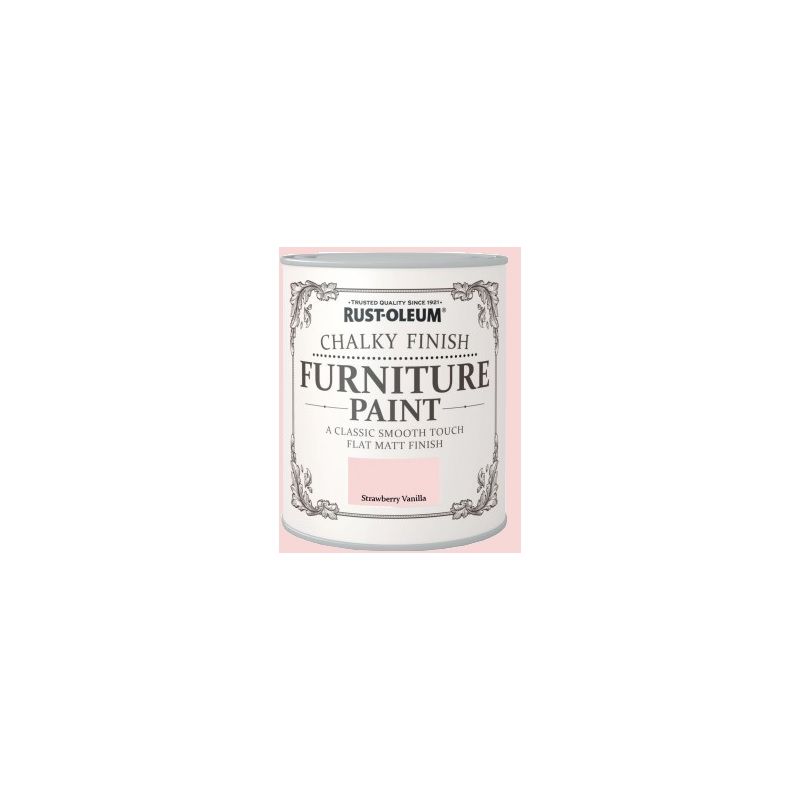 Rust-oleum - Chalk Chalky Furniture Paint Strawberry Vanilla 750ML