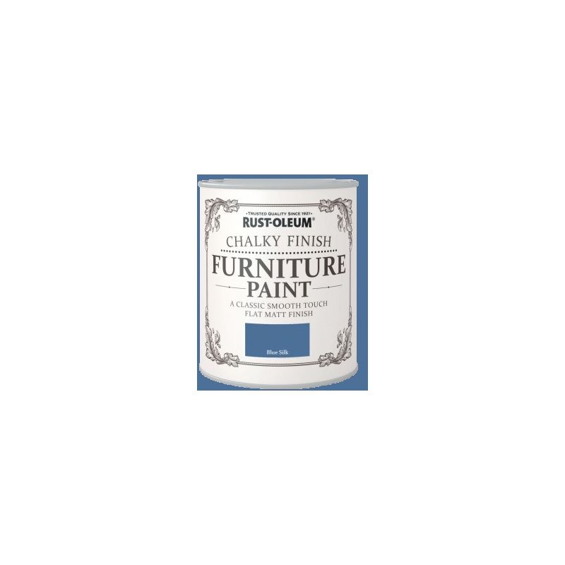 Rust-oleum - Chalk Chalky Furniture Paint Blue Silk 750ML