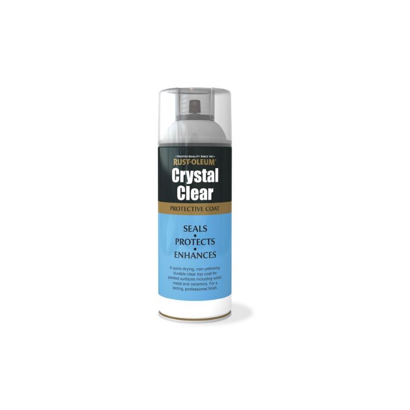 Rust-oleum - Crystal Clear Protective Coat Aerosol - 400ml - Gloss