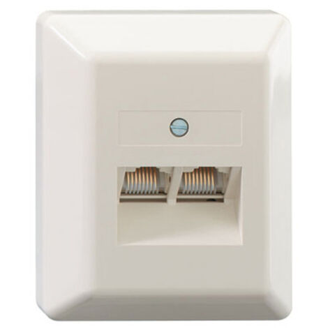 RUTENBECK Rutenbeck Anschlussdose UAE8/8(8/8) LSA AP reinweiß (130 111 12)