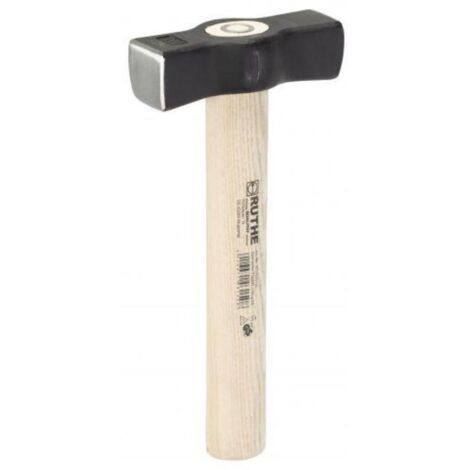 RUTHE 3010039119 MACETA DE ALBAÑIL CON MANGO DE MADERA DE FRESNO (1000 G)