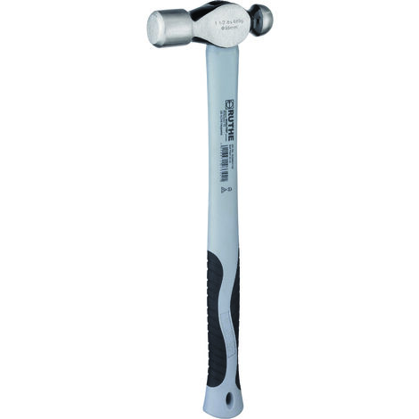 RUTHE Schlosserhammer 560g Englische Form mit Fiberglasstiel