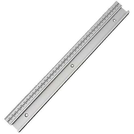Rutsche T-Schiene mit Skala, Legierungsnut, 400 mm, Heimwerkerwerkzeug (feste Skala)