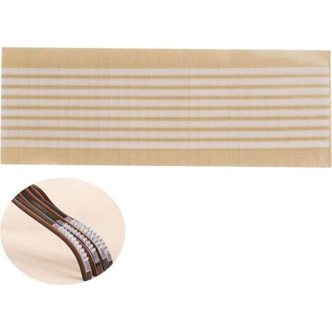 Rutschfeste Aufhängegriffe für Holzkleiderbügel – 200 Stück. Transparente, rutschfeste Gummigriffe. Aufhängestreifen. Selbstklebende Kleiderbügelgriffe.