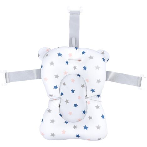 Rutschfeste Babybadematte, weiches und atmungsaktives Schwimmkissen für Neugeborene