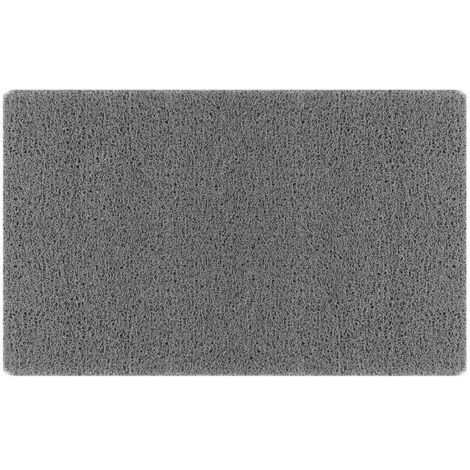 Rutschfeste Duschmatte mit Ablauflöchern, Duschmatte für Nassbereiche (40x60cm, Grau)