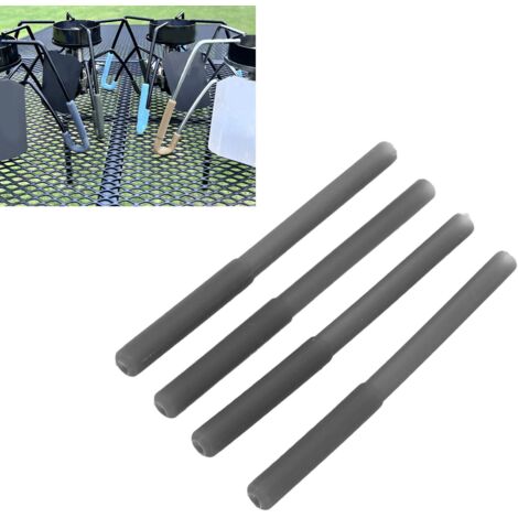 Rutschfeste Fußschoner für Spider Stove, [4 Stück] aus flexiblem Silikon für SOTO 310, Schwarz