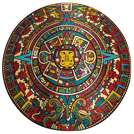 Rutschfeste runde Matte, Sitzunterlage, Teppich, waschbarer Teppich, Rotray Stuhlmatte, Schlafzimmer, 80 cm