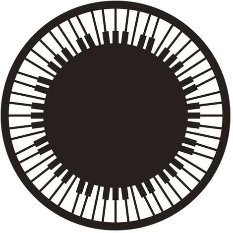 Rutschfeste runde Stuhlmatte, Sitzunterlage, waschbarer Teppich für Wohnzimmer und Schlafzimmer, 120 cm