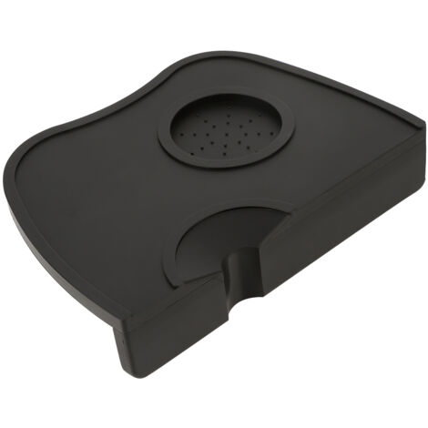 Rutschfeste schwarze Silikon-Kaffeetampfmatte – Kaffeetampfhalter