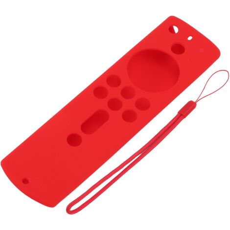 Rutschfeste Silikon-Schutzhülle für die Fire TV Stick 4K 2018 Fernbedienung, rot