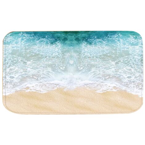 Rutschfeste und saugfähige Eingangsmatte für Wohnzimmer, Strand oder Zuhause (40x60cm)