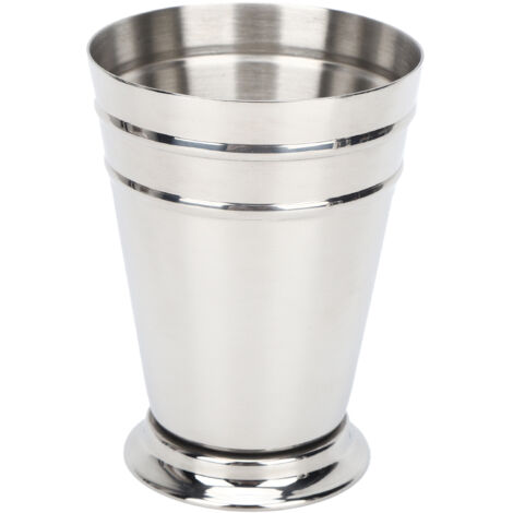 Rutschfester Cocktailbecher aus Edelstahl 304 für Bar, Party und Barkeeper (400 ml, Silber)