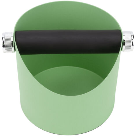 Rutschfester Kaffeesatzbehälter, klein und praktisch für Kaffeemaschinen, grüne Farbe, ideal zum Recycling von Kaffeesatz.