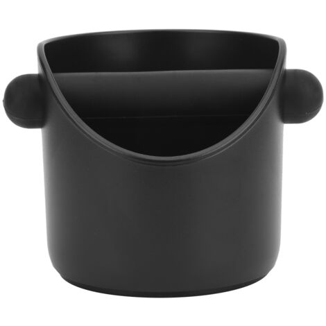 Rutschfester Kaffeesatzbehälter mit Gummileiste – Barista-Zubehör (gerader Auslauf)