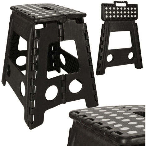 Rutschfester klapphocker 39cm schwarz