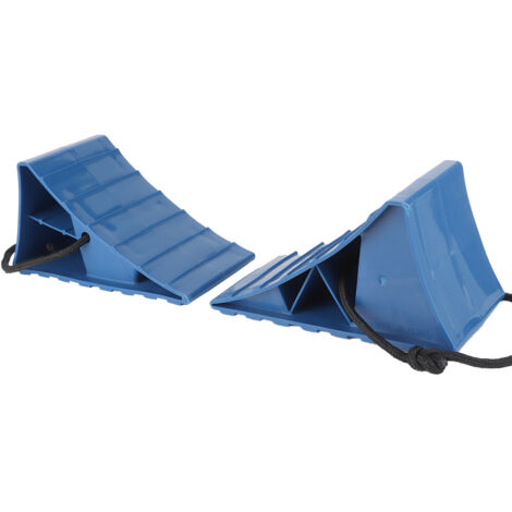 Rutschfester Reifenstopper, tragbarer Radkeil, 2 Stück, für Autoanhänger, Wohnwagen, Motorräder.