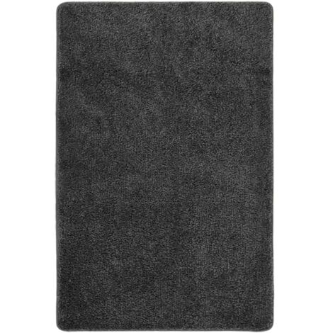 Rutschfester Shaggy-Teppich Grau 200x290 cm
