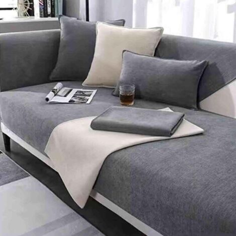 Rutschfester Sofabezug im Vintage-Design, Sofaschutz, Ecksofa-Schutzhülle
