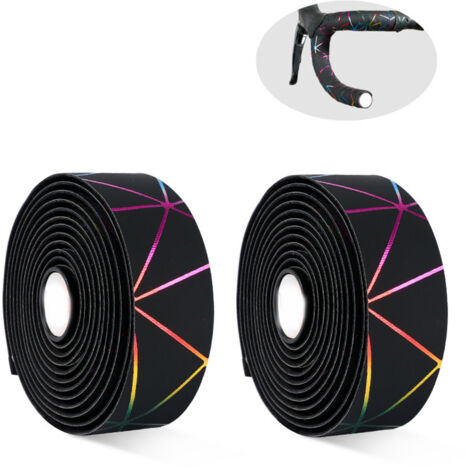 Rutschfestes, atmungsaktives PU-Lenkerband für Rennräder, erhältlich in Schwarz und weiteren Farben.