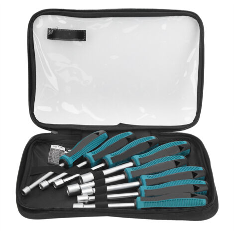 Rutschfestes Schraubendreher-Set, 8-teilig, Sechskantschraubendreher, Sechskantschraubendreher, Stahlschraubendreher, rutschfester Griff, Bilderaufhängevorrichtung.