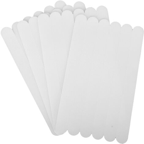 Rutschfestes Set mit 24 transparenten Klebeaufklebern (2 x 20 cm, PVC/PET), stark haftend, für Bad, Dusche, Badewanne, Treppen, Küche und glatte Oberflächen, für mehr Sicherheit