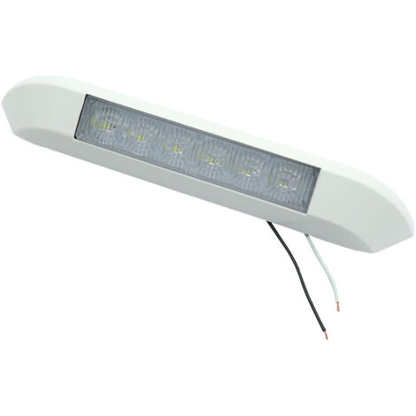 RV auvent LED projecteur 12V 1.6W Base en aluminium étanche LED porche auvent lumière pour camions caravane camping-car bateau remorque Marine - blanche