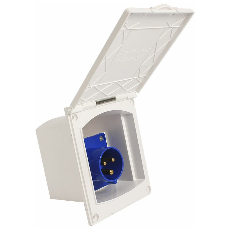 RV Camper 220V-240V 16A Prise de courant étanche avec connexion filaire externe