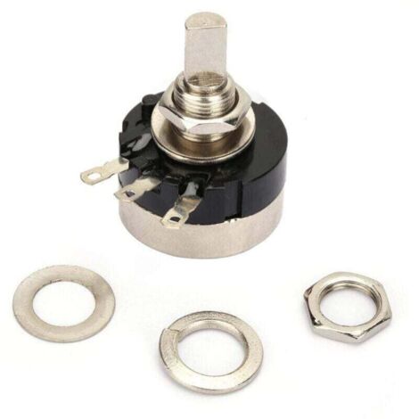 RV24YN20F Potentiomètre 5K B502, 2W Potentiomètre 5K Résistance de Potentiomètre à Cercle Unique, B502 Potentiomètre à Film de Carbone à Cercle Unique Haute Précision A