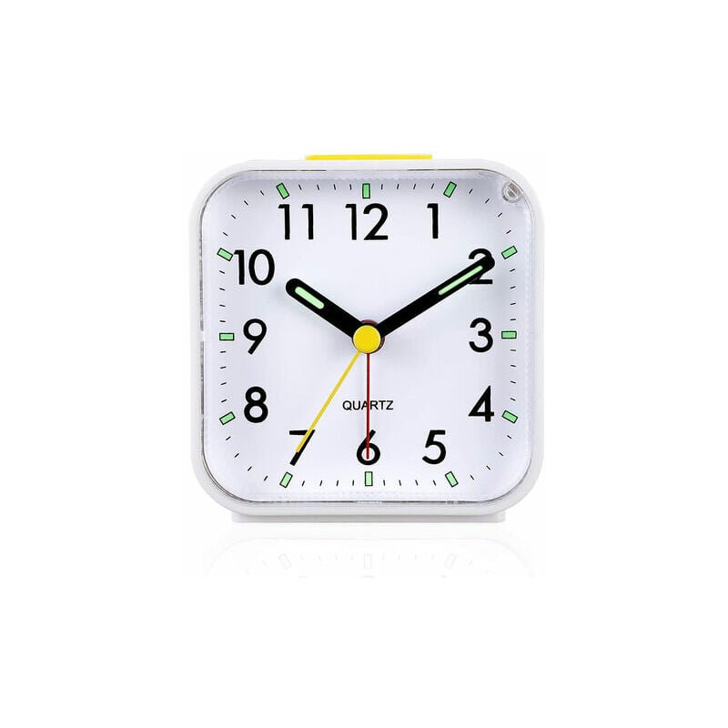 Soniatkia - Réveil analogique muet, réveil en douceur, sonnerie, augmentation du volume, fonctions de répétition et d'éclairage à Pôles, réglage