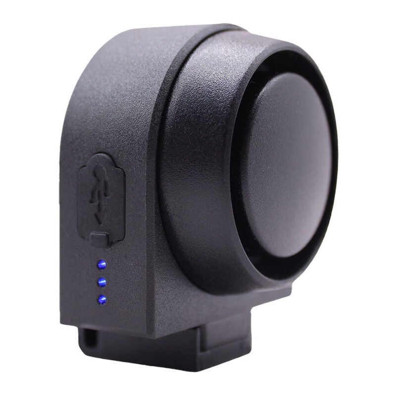 Deckon - Sonnette de vélo 105-115 dB, alarme antivol puissante, klaxon électrique étanche avec télécommande pour vélo de route et scooter électrique